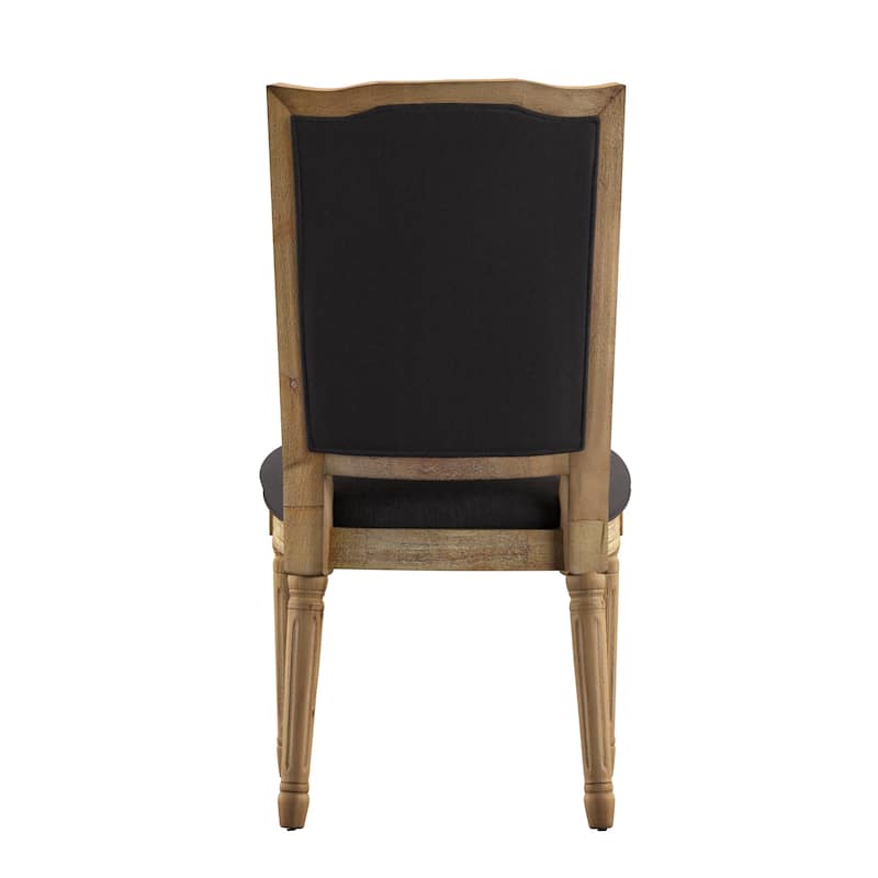 Deana Ornate Linen Dining Chairs (Set of 2) by iNSPIRE Q Artisan