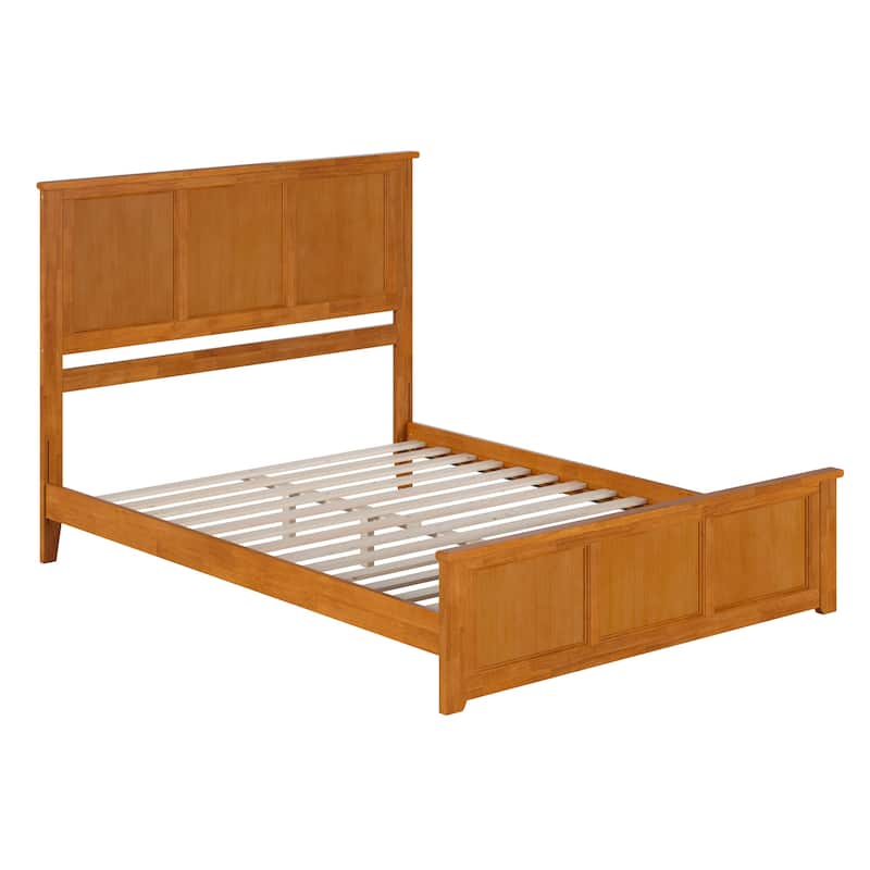 Madison Wood Low Profile Platform Bed with Matching Footboard