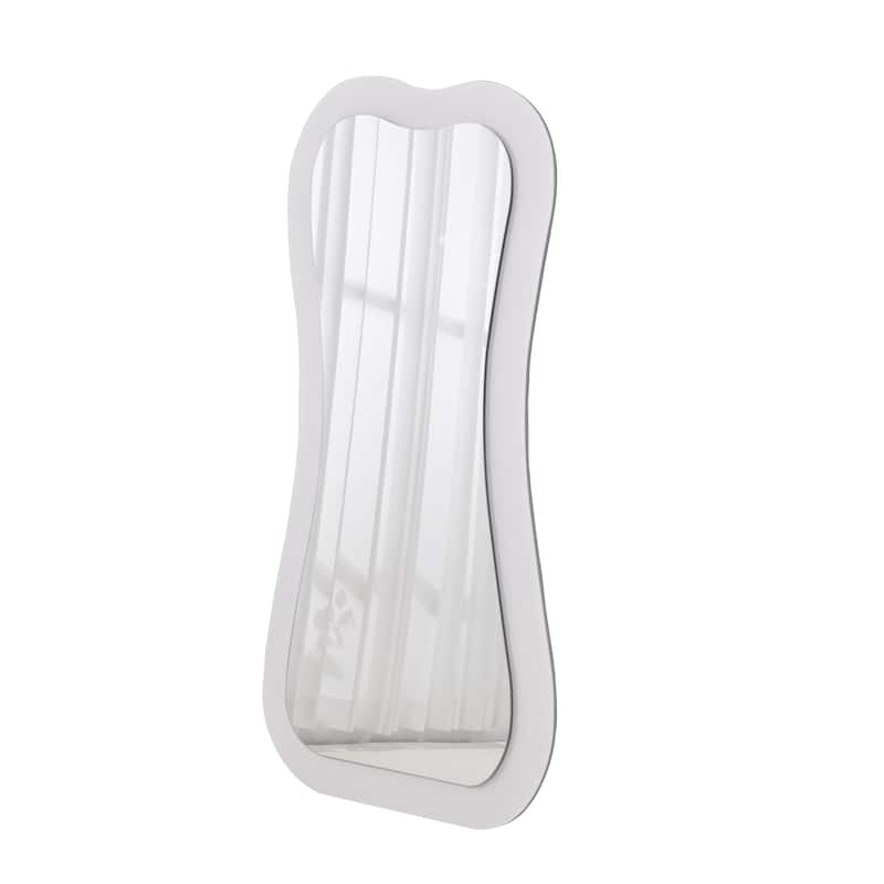 Asymmetrical Lighted Floor Mirror Full Length Mirror