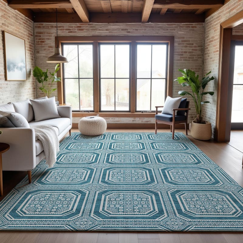 Premium Washable Super Soft Classic Panel Mayfield Rug