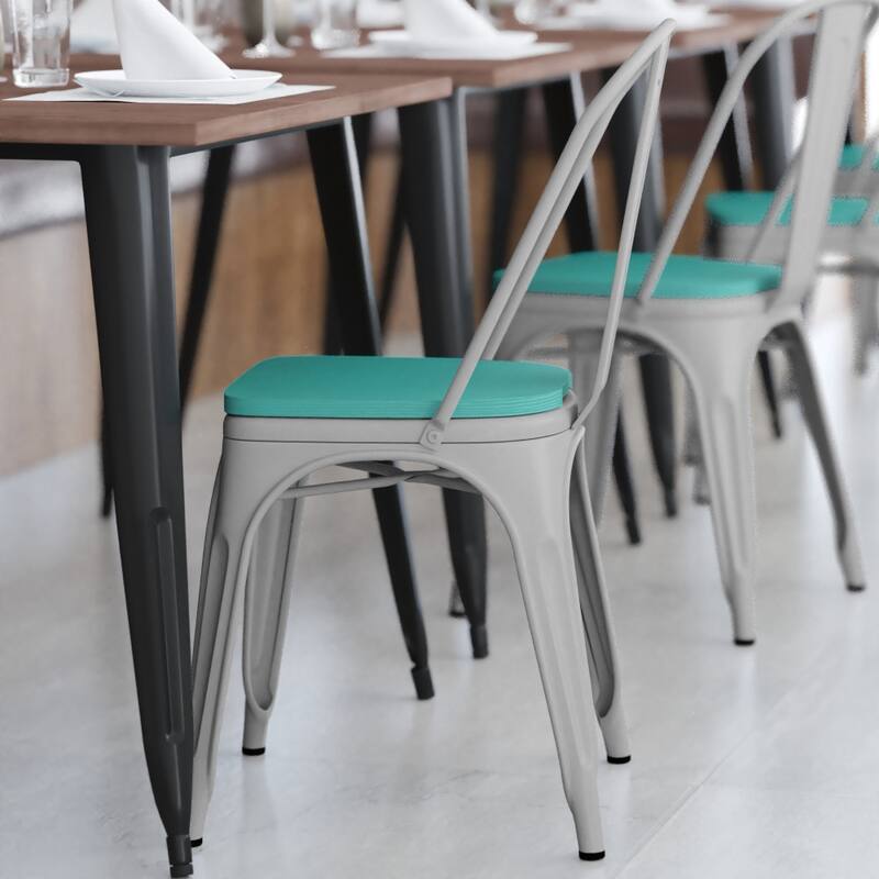 All-Weather Commercial Stack Chair & Poly Resin Seat