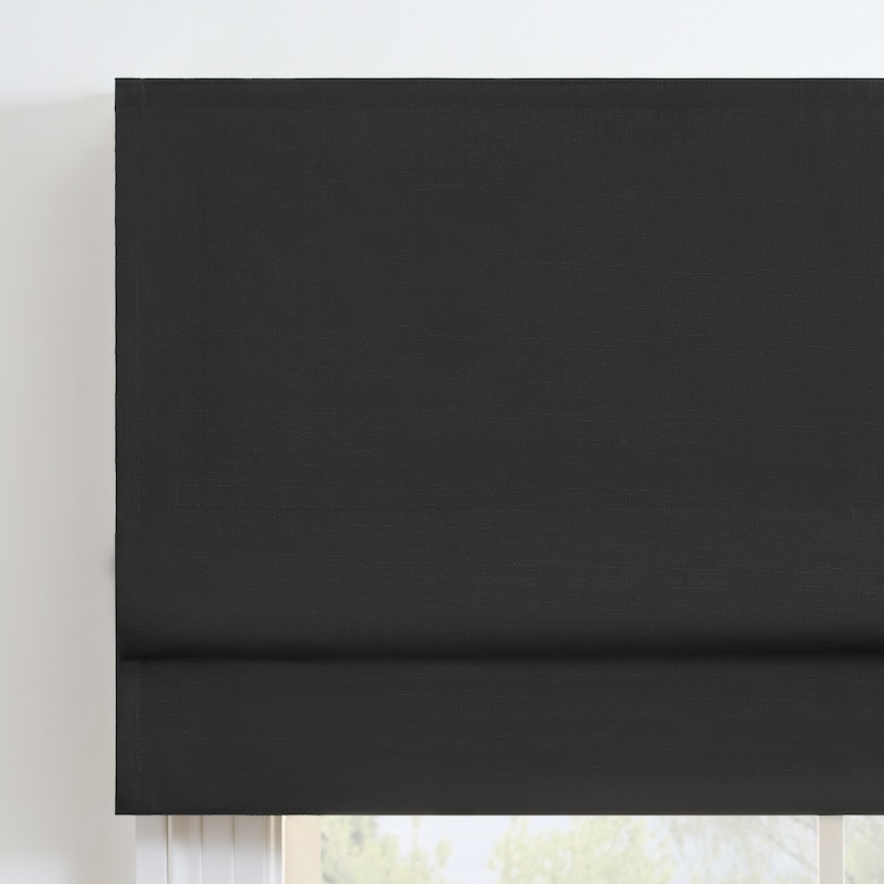 Eclipse Kylie Solid 100% Total Blackout Cordless Roman Shade