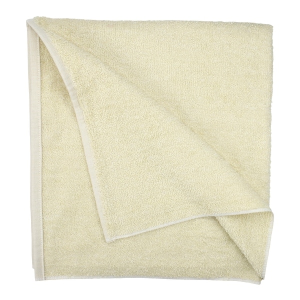 Arkwright Cotton Kitchen Towels (12 Pack, 15x25 in.) Windowpane Stripes - Beige
