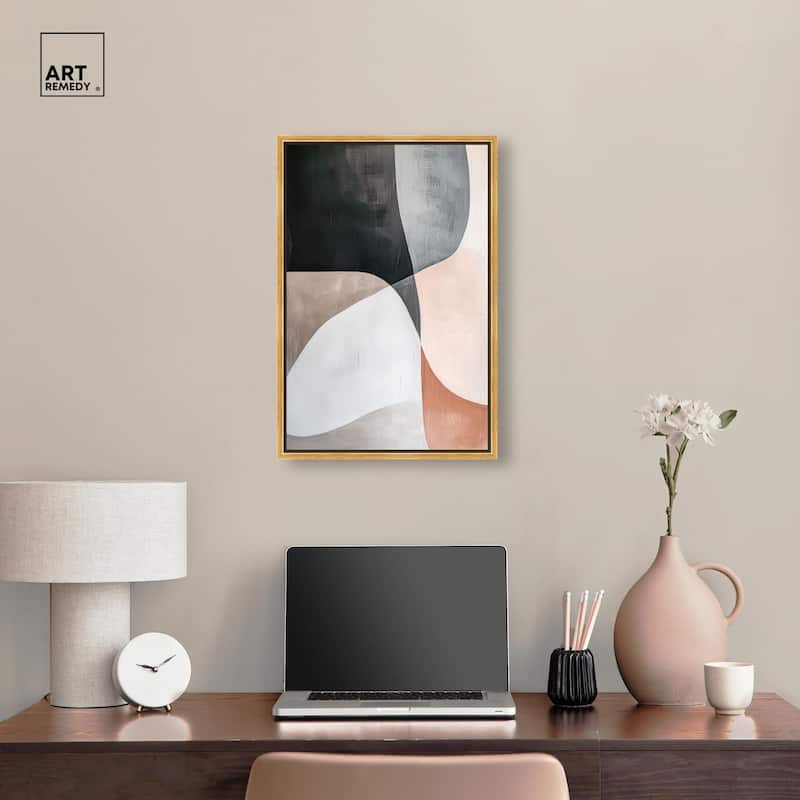 Curved Contour Canvas by Art Remedy