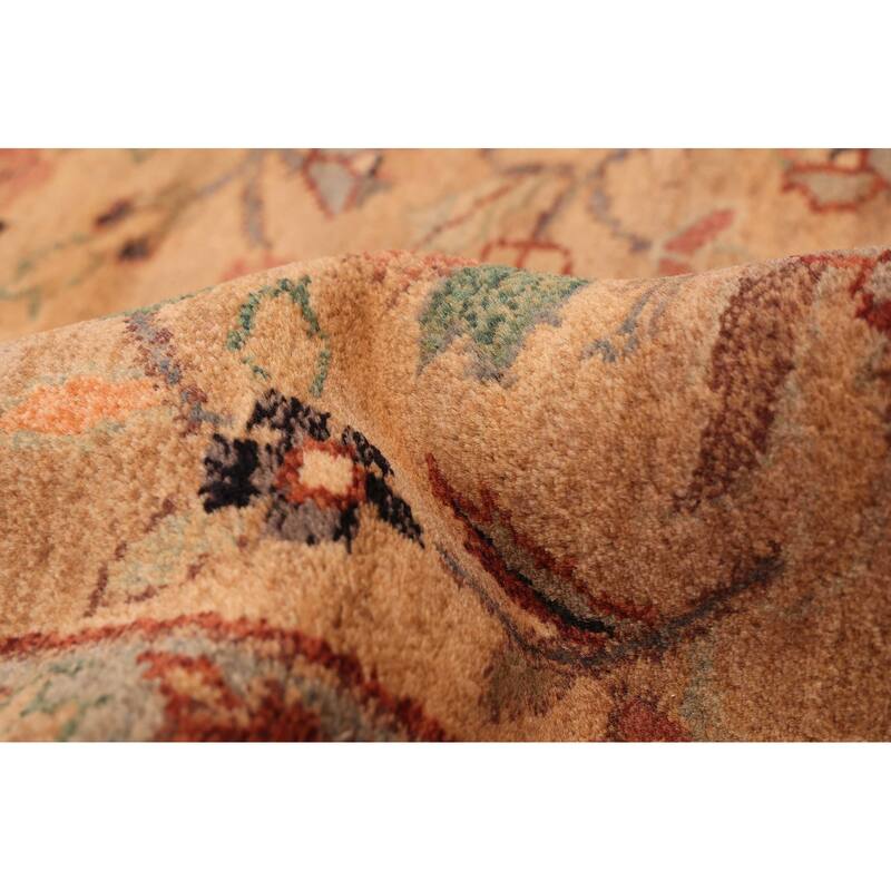 ECARPETGALLERY Hand-knotted Finest Agra Jaipur Light Brown Wool Rug - 8'0 x 10'1