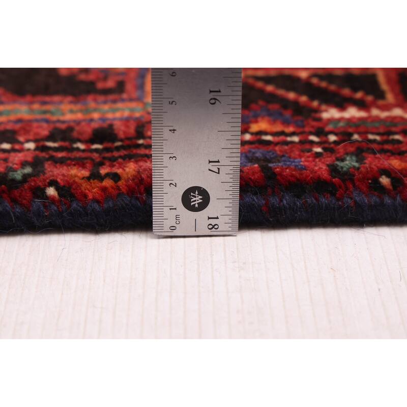 ECARPETGALLERY Hand-knotted Anatolian Vintage Red Wool Rug - 4'1 x 6'6