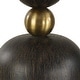 preview thumbnail 5 of 3, Uttermost McQuinn Dark Walnut Table Lamp - N/A
