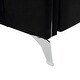 preview thumbnail 5 of 4, Hathaway Black Velvet Modern Chic Loveseat Couch