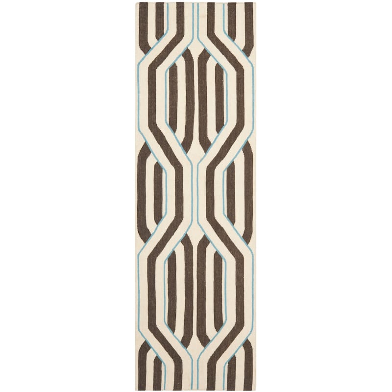 SAFAVIEH Handmade Flatweave Dhurries Najah Modern Moroccan Wool Rug