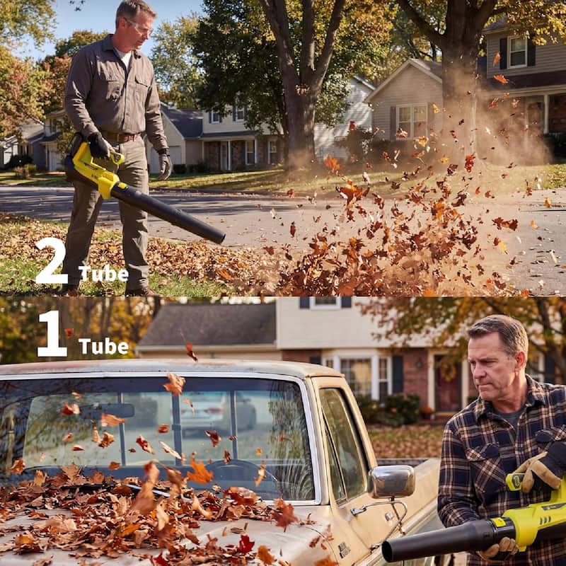 550CFM/ 130MPH Cordless Leaf Blower, 6 Variable Speed for Lawn Care, Yard, Garden, Driveway