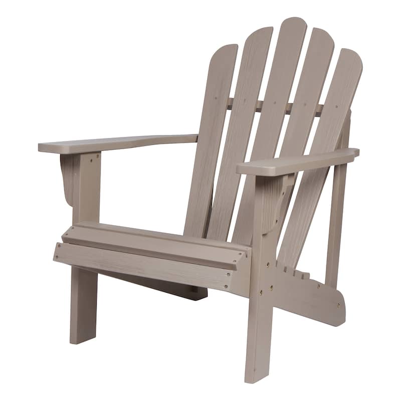 Westport Weather-Resistant Outdoor Wood Adirondack Chair - Graystone