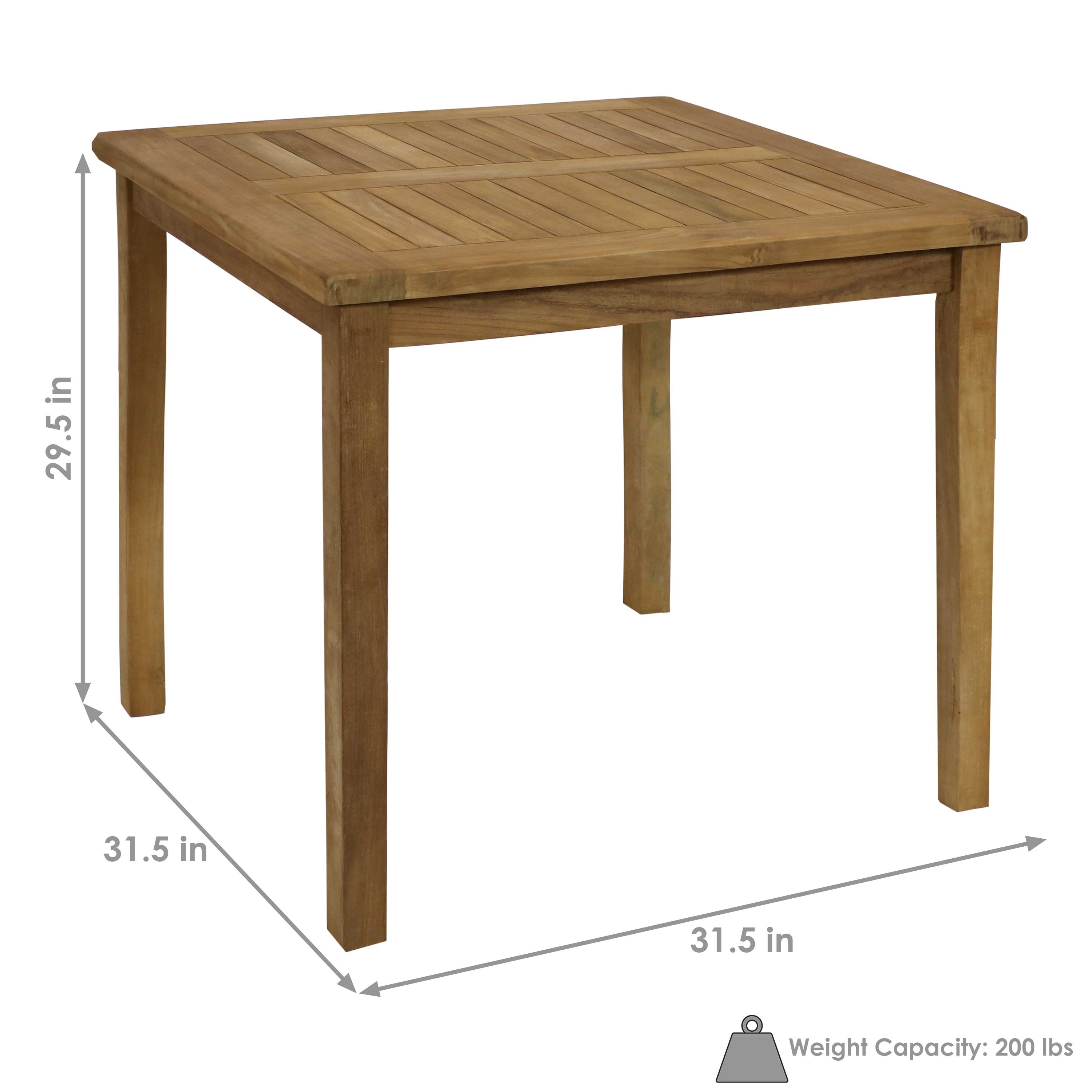 32 inch new arrivals square dining table