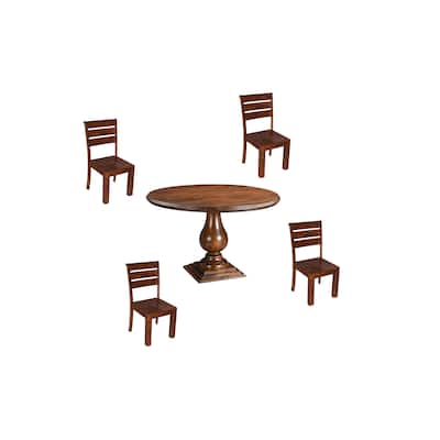 Willow 5-piece Solid Wood Dining Set