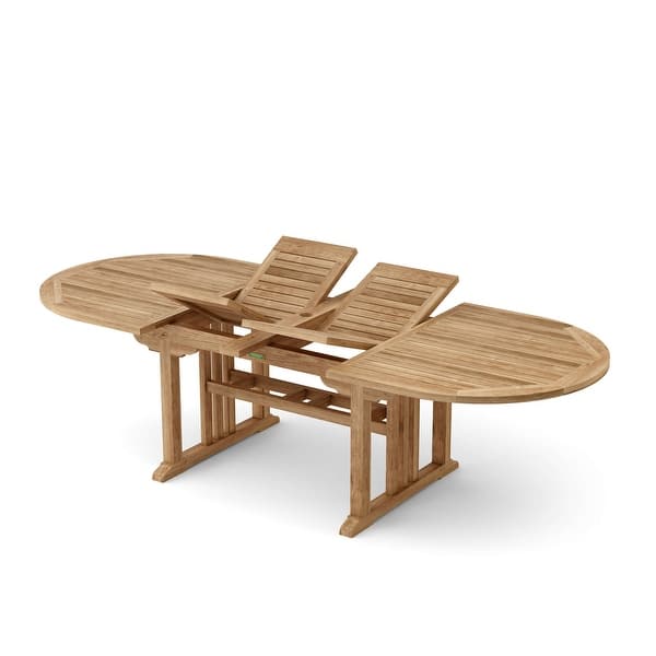 slide 2 of 4, Sahara 106" Oval Double Ext. Table