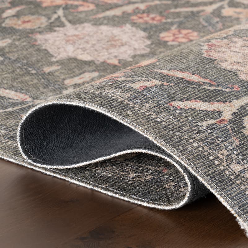 Nuloom Hillstone Collection Traditional Vintage Medallion Area Rug