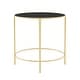 preview thumbnail 17 of 15, Llewellyn Contemporary 22-inch Glass Top Side Table by Furniture of America