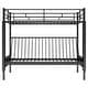 preview thumbnail 7 of 10, Multifunctional Metal Bunk Bed with Stylish Contemporary Design and more Space, Black