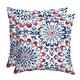 preview thumbnail 22 of 22, Arden Selections 16 x 16 in Outdoor Square Throw Pillow 2 Count - Clark Blue