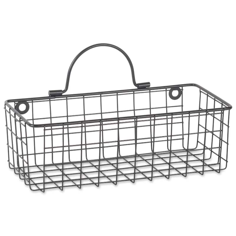 DII Wire Wall Basket(Set of 2) Grey