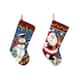Option Traditional Santa & Snowman