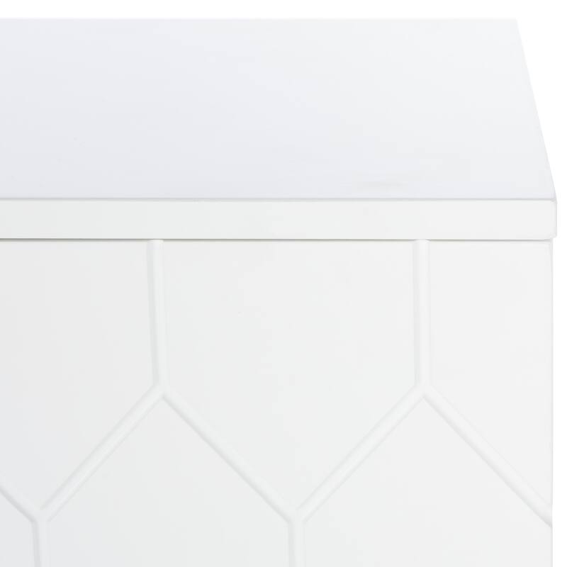 SAFAVIEH Arianna 3 Shelf Patterned Media Stand - 54" W x 15" D x 22" H - 54Wx15Dx22H