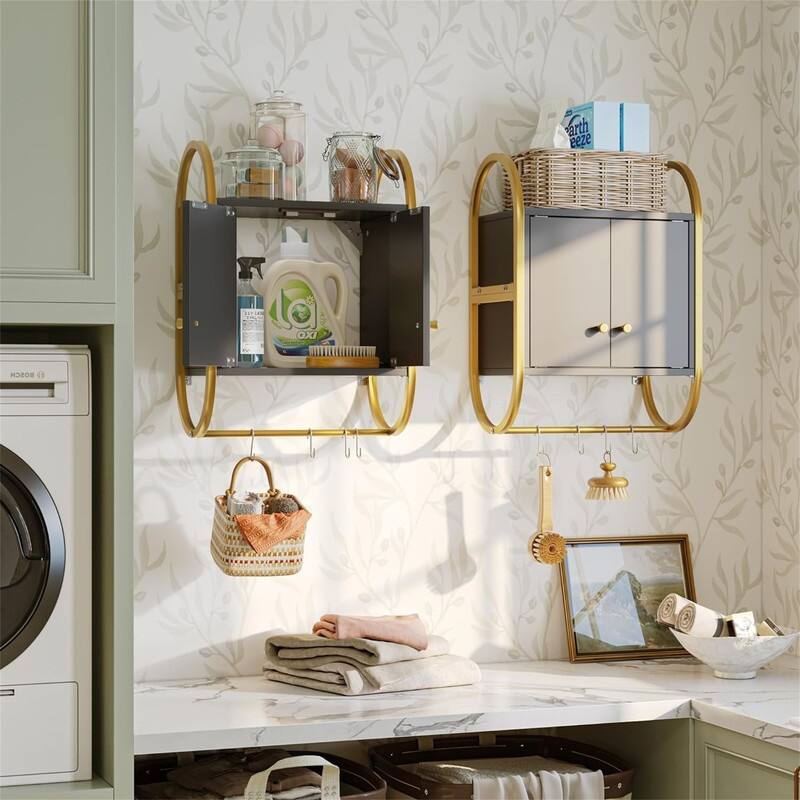 Over The Toilet Storage - 9.5"D x 16"W x 22"H