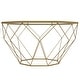preview thumbnail 2 of 44, Malibu 29" Modern Octagon Center Coffee Table with Tempered Glass Table top & Sturdy Metal Geometric Base for Living Room Office