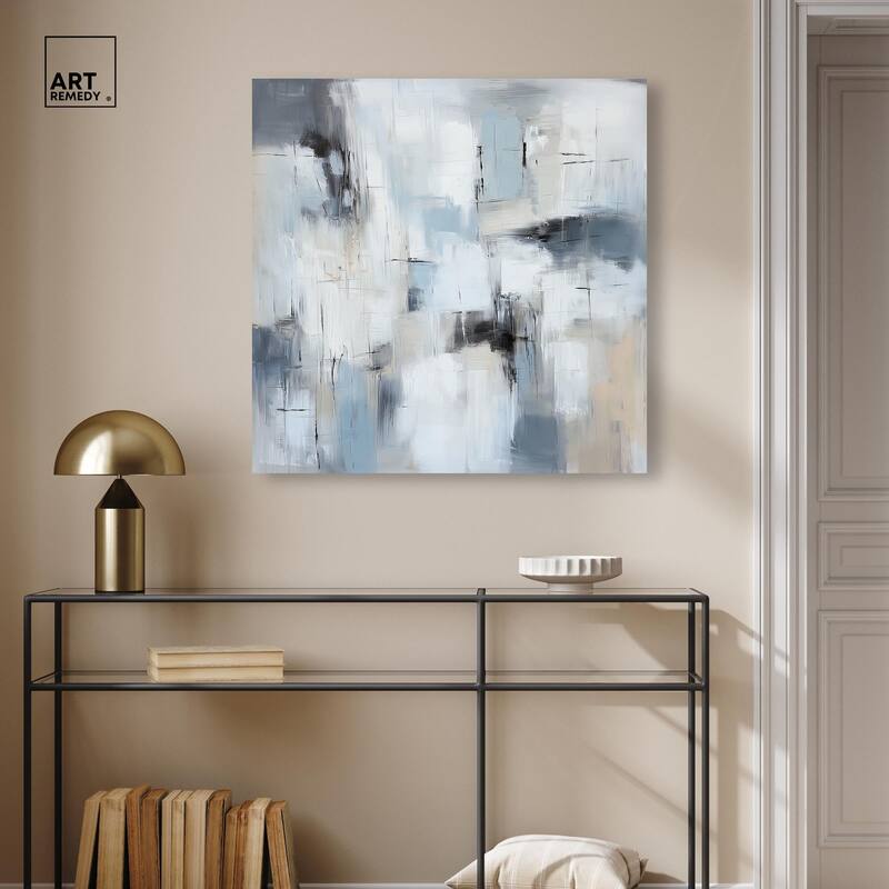 Blue Yonder Canvas by Art Remedy, Gallery Wrapped