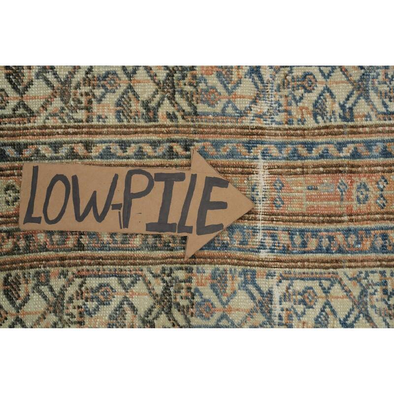 Hand Knotted Oriental 100% Wool Carpet Traditional All-Over Oranges & Rust Malayer Area Rug - 20' 1'' X 7' 9''