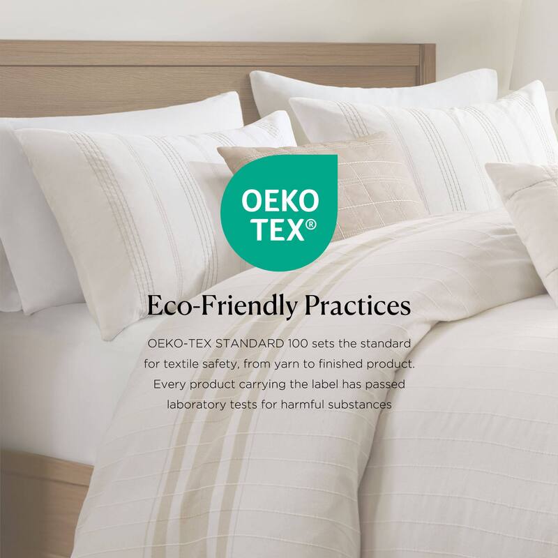 Harbor House Living Morgan 5 Piece Cotton Jaquard Duvet Set