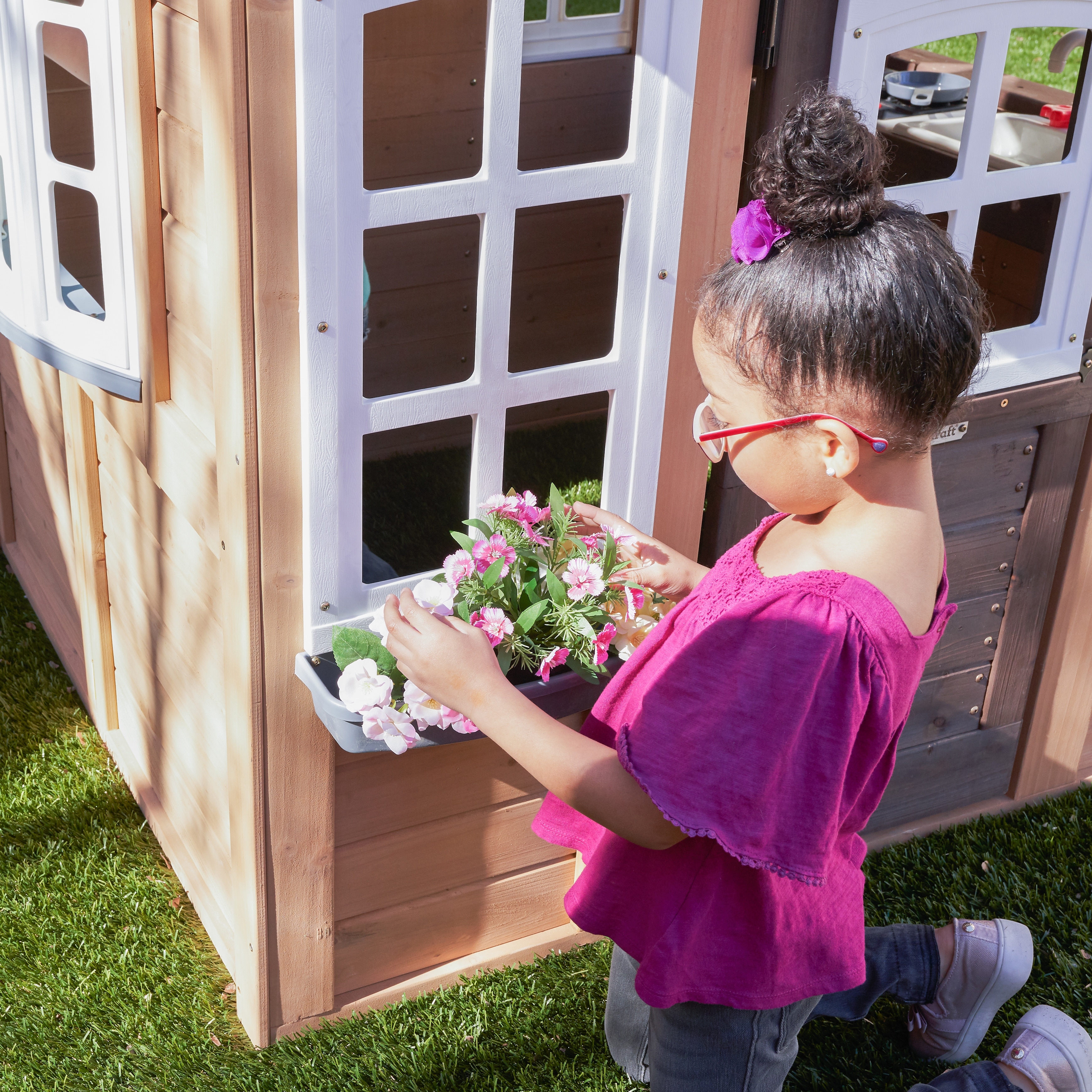 Kidkraft 10023 Fairmeadow Wooden Playhouse KidKraft Fairmeadow