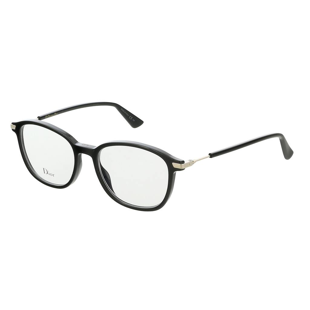 DIORESSENCE7 807 Black Square Optical Frames for Womens