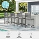 preview thumbnail 15 of 20, Martha Stewart 2PK All-Weather Patio Bar Stools with Seat Cushions - 19.5"W x 22.5"D x 44.5"H