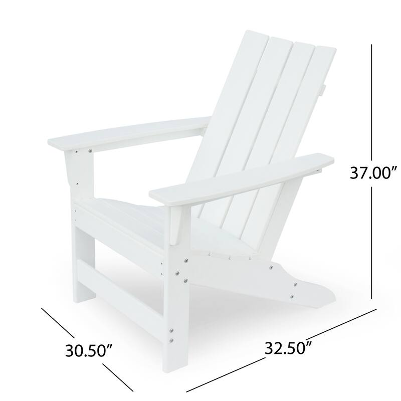 Encino Outdoor Resin Adirondack Chair by Christopher Knight Home