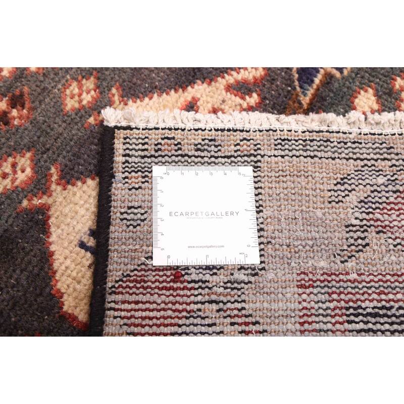 ECARPETGALLERY Hand-knotted Kayseri Vintage Dark Copper, Dark Navy Wool Rug - 4'8 x 9'6