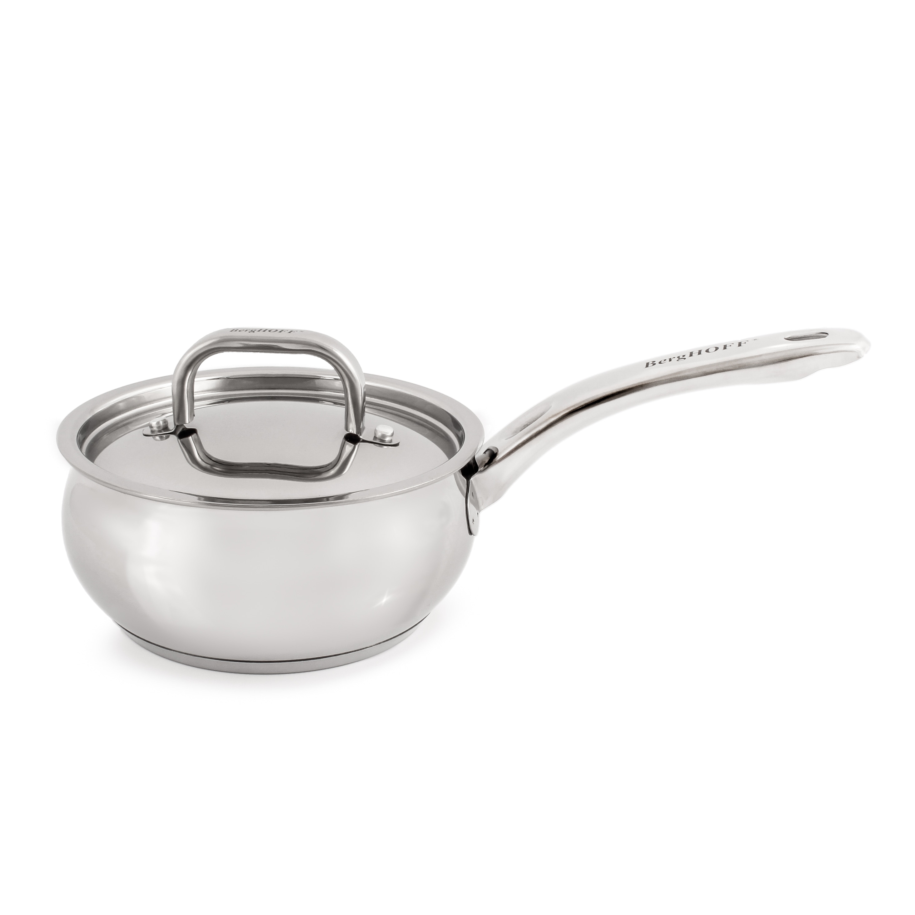 1 Quart Saucepan with Lid 18/10 Stainless Steel Nonstick Small Sauce Pan Pot