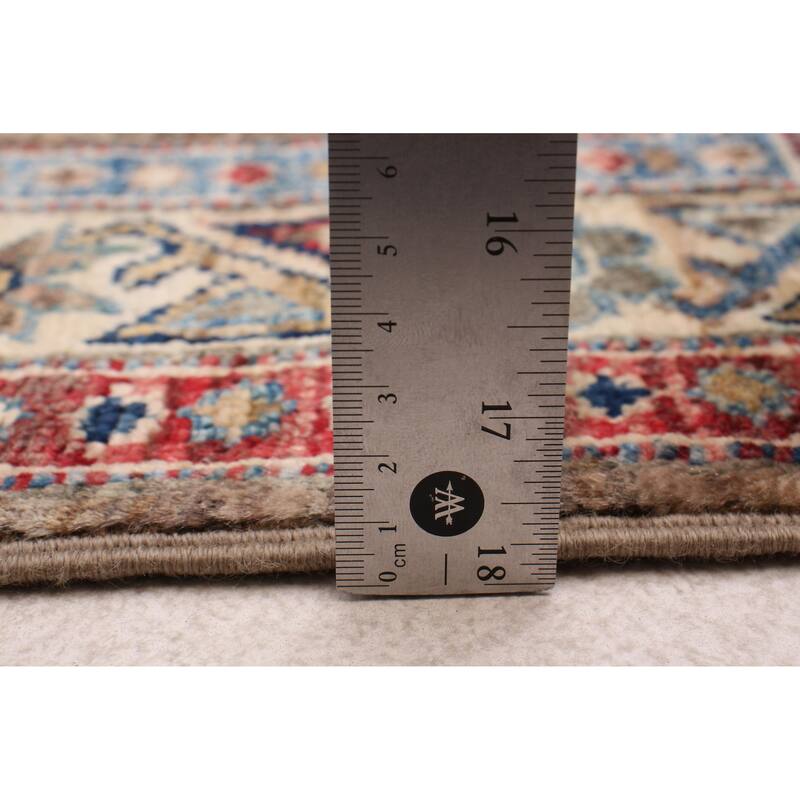 ECARPETGALLERY Hand-knotted Aryana Taupe Wool Rug - 2'6 x 7'10