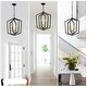 preview thumbnail 4 of 13, 18.11" Matte Black & Gold 4-Light Industrial Chandelier for Dining & Living Room (E12 Bulbs Not Included)
