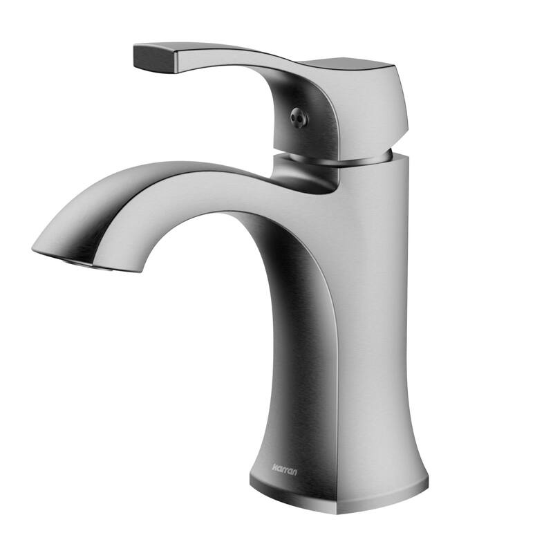 Karran USA KBF520 Randburg 1.2 GPM Single Hole Bathroom Faucet with - Stainless Steel