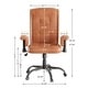 preview thumbnail 15 of 21, Adjustable Desk Chair Executive Office Chair Computer Chair Ergonomic Mid Back with 360°Swivel, Home Office Desk Chair