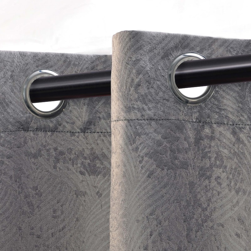 Superior Waverly Washable Room Darkening Curtains, Set of 2 Panels