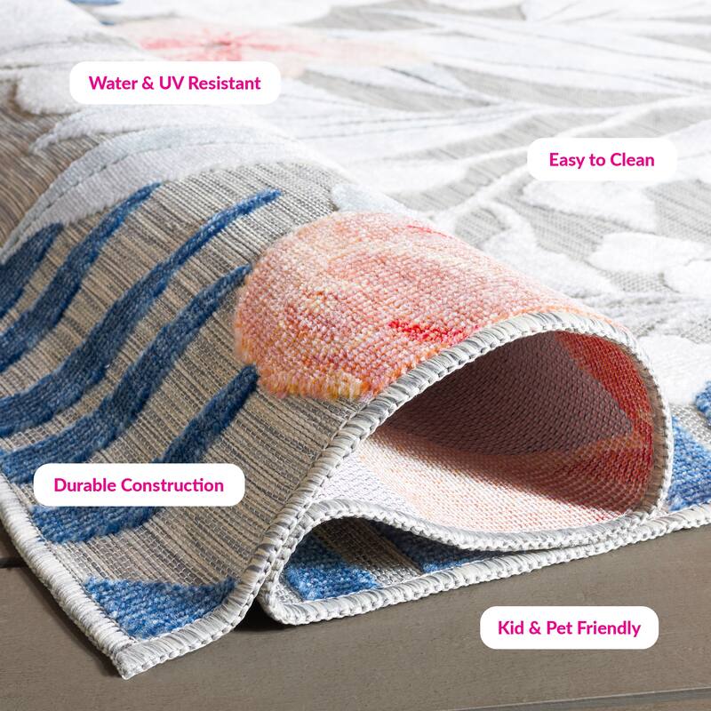 SAFAVIEH Cabana Indoor/ Outdoor Waterproof Transitional Rug