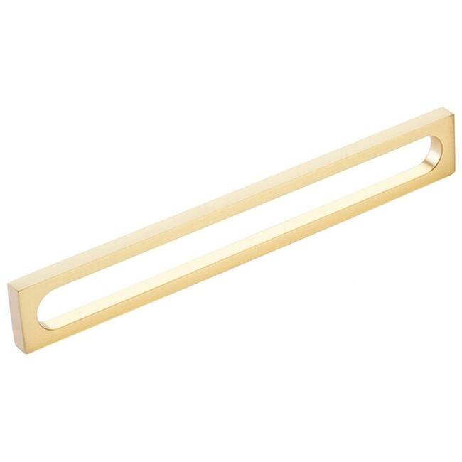 Schaub and Company 10034 Cafe Modern 8" Center to Center Rectangular - Satin Brass