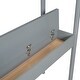 preview thumbnail 20 of 18, Twin Size Teddy FleeceLoft Bed Wood Bed,Storage Shelf, Drawers, and Desk,Convertible Desk,Soft Padding and Plush Fabric,Gray