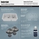preview thumbnail 58 of 76, Karran Undermount Quartz Double Bowl Kitchen Sink