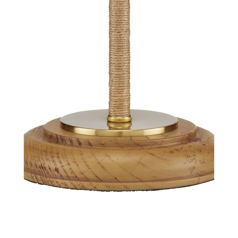 Currey & Company Sirocco Desk Lamp - 22.25"h x 18.5"w x 7.25"d