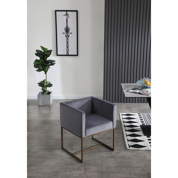 Grey and copper chair online