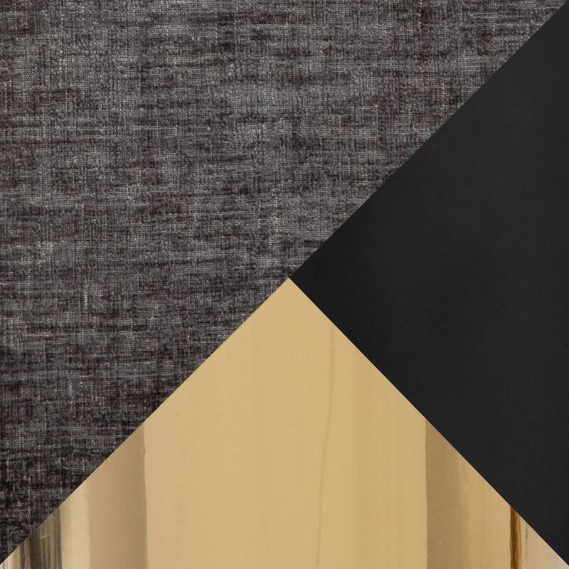 Porch & Den Vika Upholstered 26" Counter Stool with Metal Legs & Square Footrest (Set of 2)