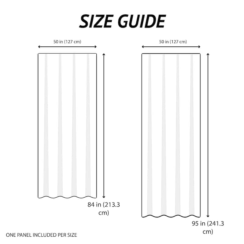 DKNY Salon Backtab Curtain Panel Pair