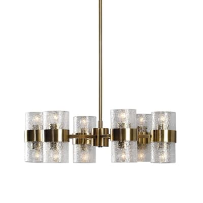 Uttermost Marinot 12 Light 26" Wide Single Tier Chandelier with